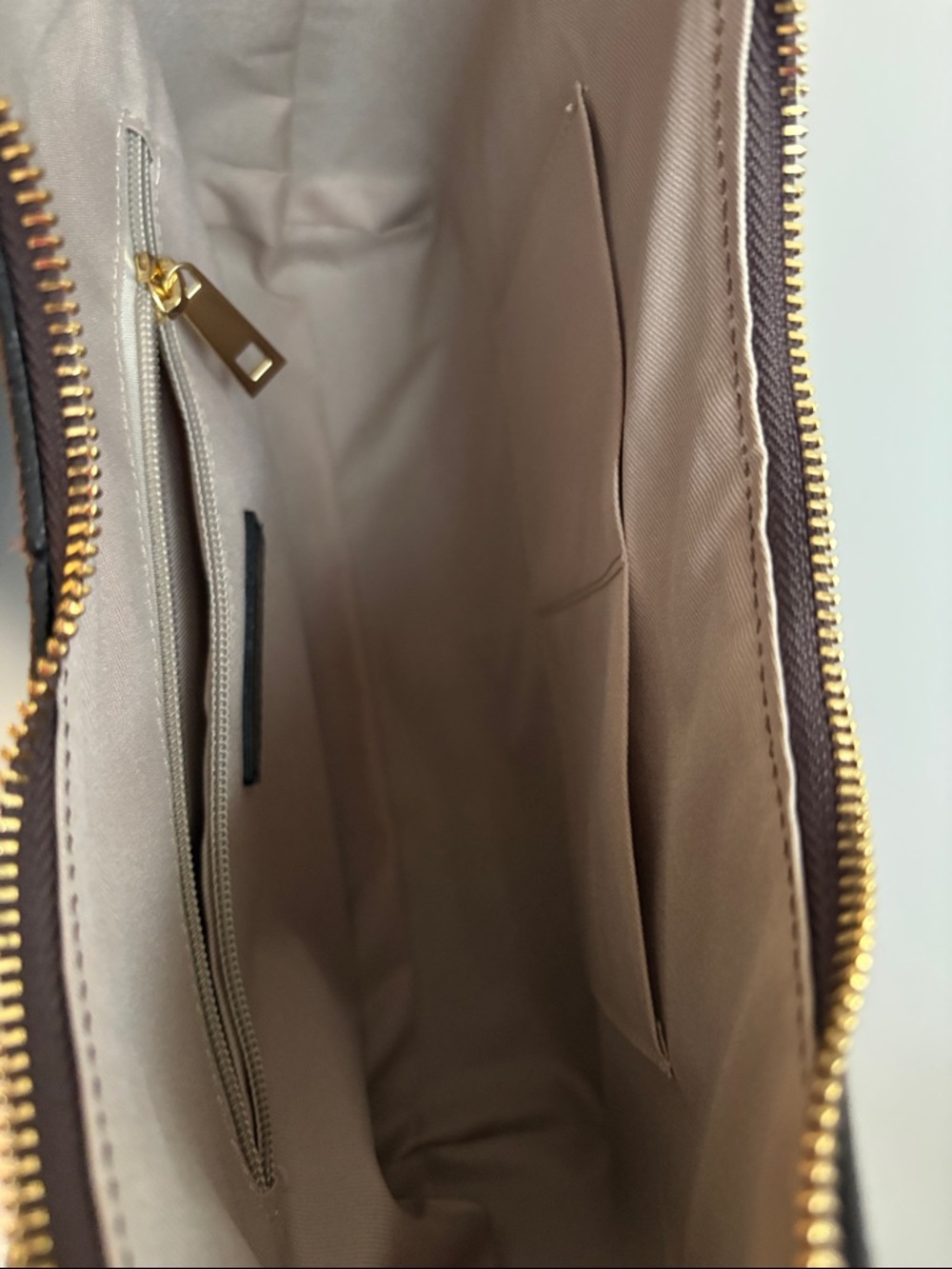 L'INTERVALLE Dark Brown Suede Shoulder Bag - Picture 8 of 11